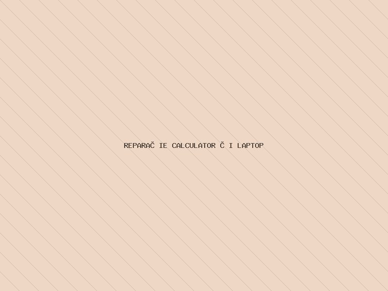 Reparație calculator și laptop